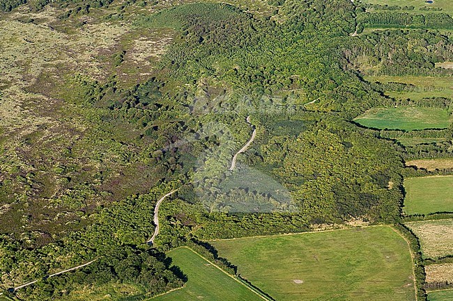Luchtfoto van landschap; Aerial photo of landscape stock-image by Agami/Marc Guyt,