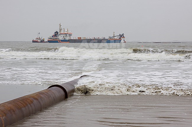 Kustverdediging op Ameland; Ameland stock-image by Agami/Theo Douma,