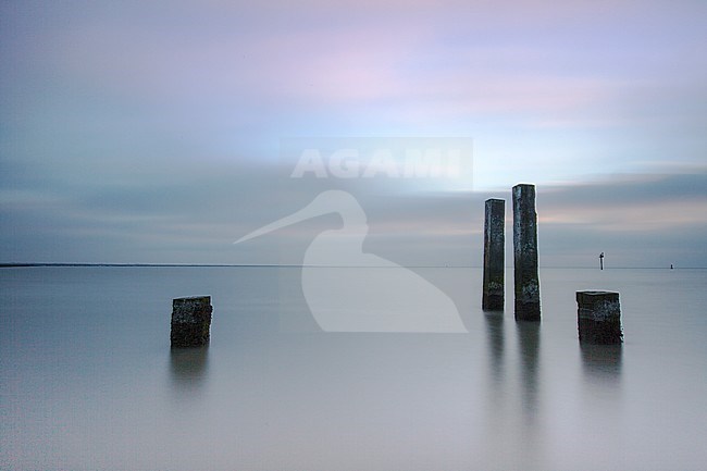 Waddenzee bij Holwerd; Wadden Sea at Holwerd stock-image by Agami/Wil Leurs,