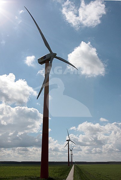 Windmolen Oostvaardersdijk stock-image by Agami/Roy de Haas,