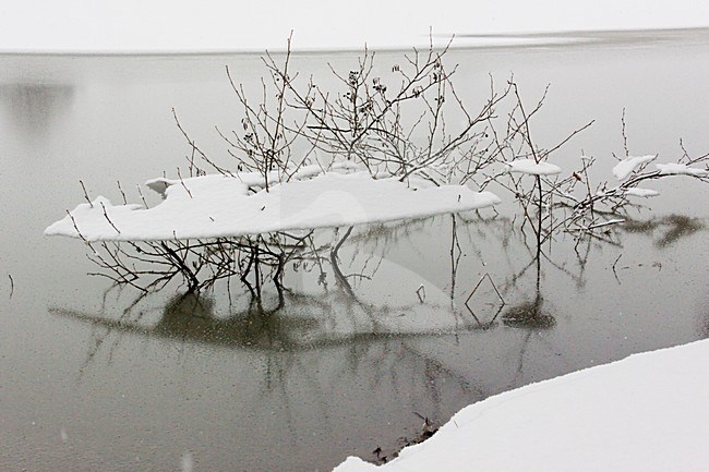 Winter in Beaume Frankrijk; Winter at Beaume France stock-image by Agami/Theo Douma,